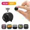 WiFi Surveillance Camera 2.4G Monitor Night Vision Motion Detection Camera Family Security Camera Monitoring Wide-angle Detection IP Camera (not Including SD Card) Without Battery, Christmas、Halloween、Thanksgiving Day Gift