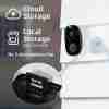 Outdoor Wireless Security Camera, 2K 5mp Video Resolution, 5200mAh Battery Powered CCTV Camera For Home Security, Cloud/SD(up To 256G), No Monthly Fee, AI Motion Detection, Spotlight, Color Night Vision, WiFi, Two-Way Audio