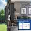 Smart Lock With Fingerprint Deadbolt - 5-in-1 Keyless Entry Door Locks With Keypads & App Remote Control, Waterproof Auto Smart Lock
