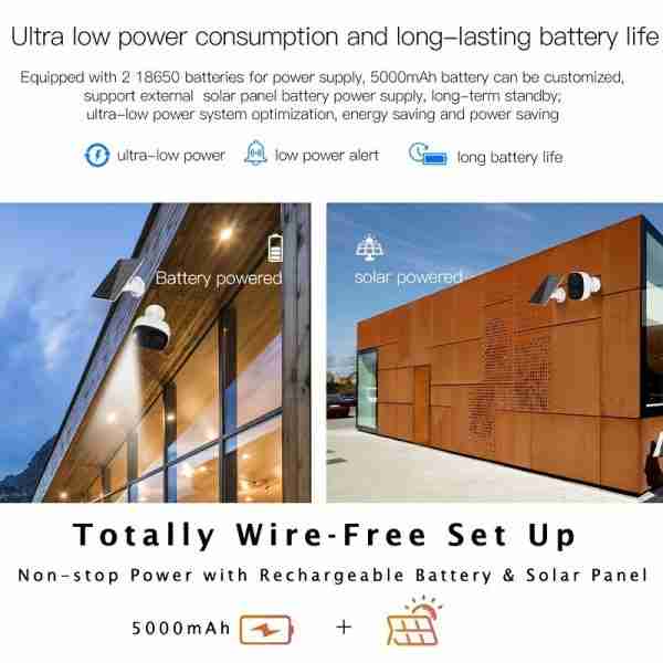 Security Camera Wireless Outdoor, 2K 3MP Night Vision With Spotlight, Wire-Free Battery Solar Powered, Human Detection, With Solar Panel, PIR Human Detection, 2-Way Talk, Waterproof, SD Card/Cloud Storage, Security Cameras Wireless Outdoor, Flood Light So