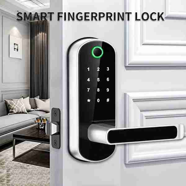 2e621baf80b0f38dec0cc04d1ef65871 Smart 5 In 1 Door Lock With Handle Biometric Technology Storage Memory Function