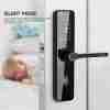 Home Electronic Digital Biometric Fingerprint Door Lock Keyless Entry Door Lock with App and Keypad, Smart Door Lock, Front Door Locks