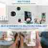 1pc wireless mini surveillance camera, intelligent 2.4Ghz Wifi security indoor and outdoor camera, supporting two-way audio, infrared night vision, motion detection and automatic tracking, baby and pet monitors