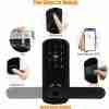 Keyless Entry Door Lock, Keypad Door Lock, Keyless Door Lock, Fingerprint Door Lock, Biometric Door Lock, Keypad Entry Door Lock, Passcode Code Door Lock, Digital Smart Door Lock (Smart Lock)