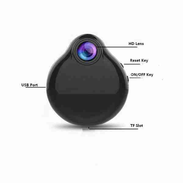 5432ef2ffe4ddf18edc4db058bb5a323-1 1pc HD 1080p Smart Wireless WIFI Home Mini 360° Degrees Camera, Smart App Control And The Viewing Angle Can Be Adjusted 360-degrees, HD Infrared Night Vision Two-way Audio, Mobile Phone Remote Control, Indoor Home Baby Cam Pets Monitor. Includes Battery,