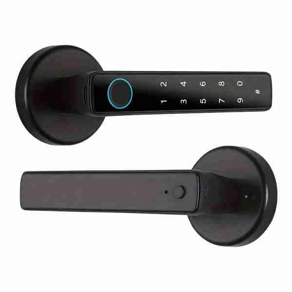 5f7e1eed-7c56-4614-8a89-faaa1f88ccc3 Fingerprint Password Mobile Phone App Smart Lock Digital Electronic Room Door Handle Lock