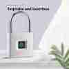 1pc Mini Smart Fingerprint Padlock, Security Door Lock, Antitheft Keyless USB Rechargeable Lock For Suitcase Luggage