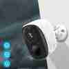 Security Cameras Wireless Outdoor, 2K 3MP Battery Powered WiFi Security Camera with Spotlight & Siren Alarm, 2-Way Audio, Color Night Vision, AI&PIR Motion Detection, AI Detection for Home Security, Works with Alexa, 2-Way Talk, Waterproof, Cloud/SD Stora