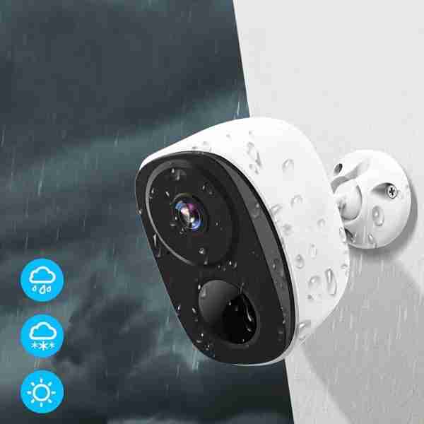 Security Cameras Wireless Outdoor, 2K 3MP Battery Powered WiFi Security Camera with Spotlight & Siren Alarm, 2-Way Audio, Color Night Vision, AI&PIR Motion Detection, AI Detection for Home Security, Works with Alexa, 2-Way Talk, Waterproof, Cloud/SD Stora