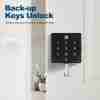GeekTale Keyless Entry Door Lock With Keypad, Smart Door Knob Keypad Door Knob, Smart Lock With Keypad Smart Door Lock Digital Door Lock With Keypad For Indoors Bedrooms, Apartments, AirBnbs