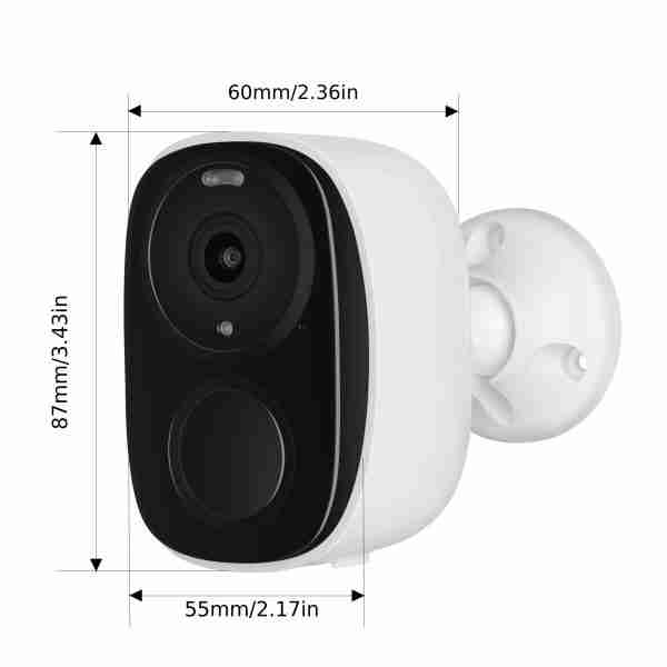 Security Cameras Outdoor Wireless, Battery Powered Wire-Free Spotlight Camera, 2K QHD Video, 2-Way Audio, AI Motion Detection, Color Night Vision, Cloud/SD (up To 256G), Compatible With Alexa