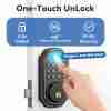 Fingerprint Smart Lock, Keyless Entry Lock, Fingerprint Deadbolt Lock - Backlit Keypad, One-Time Pin Code, Auto Lock Enable Or Disable, Voice Prompt, Long Battery Life, Easy To Install And Programm (Sales Only In North America)