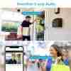 1pc Wireless Security WIFI Camera Indoor Outdoors, Mini 360° PTZ Panoramic IP Camera, Full HD 1080P Smart Home Camera, 2.4GHz,Baby, Pet MonitorTwo Way Audio, Waterproof Motion Detection Alarm Push,works With Phone Computer Ipad,Remote