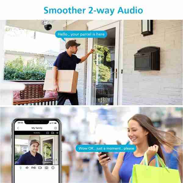 85fa2bead0b6b49095b061f79df9918d 1pc Wireless Security WIFI Camera Indoor Outdoors, Mini 360° PTZ Panoramic IP Camera, Full HD 1080P Smart Home Camera, 2.4GHz,Baby, Pet MonitorTwo Way Audio, Waterproof Motion Detection Alarm Push,works With Phone Computer Ipad,Remote