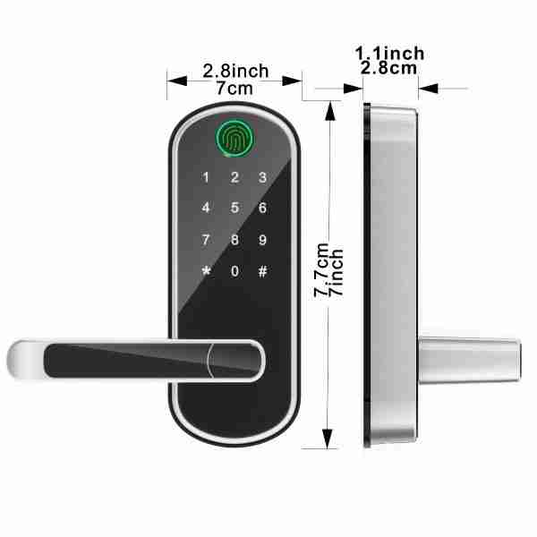 97432880fcc868899d3aa5f9ff7573ab Smart 5 In 1 Door Lock With Handle Biometric Technology Storage Memory Function