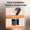 Smart Doorbell With Home App Allows You To Watch And Share Videos Remotely, Adjust Sound, 480P HD Clear Night Vision, Store Videos In The Cloud, No Battery.