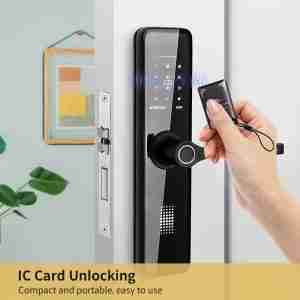 Home Electronic Digital Biometric Fingerprint Door Lock Keyless Entry Door Lock with App and Keypad, Smart Door Lock, Front Door Locks