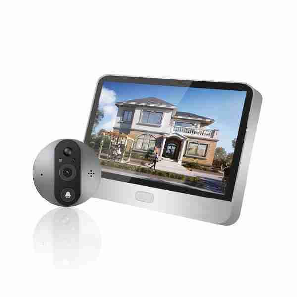1080P Tuya Smart Security-protection Peephole Video Doorbell Wireless Wifi Two-Way Audio Video Door Eye With Camera In The Private House