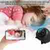 WiFi Surveillance Camera 2.4G Monitor Night Vision Motion Detection Camera Family Security Camera Monitoring Wide-angle Detection IP Camera (not Including SD Card) Without Battery, Christmas、Halloween、Thanksgiving Day Gift
