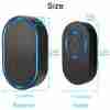 Wireless Doorbell 39 Music LED Flash Security Alarm Smart Home Intelligent US Plug Door Bell Chime Kit