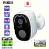 Outdoor Wireless Security Camera, 2K 3mp Video Resolution, Battery Powered CCTV Camera For Home Security, Cloud/SD (up To 256G), Works With Amazon Alexa, No Monthly Fee, AI Motion Detection, Spotlight, Color Night Vision, 2-Way Audio