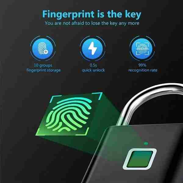 c920ea98a70fbed48bdbac2fdd770bfb Smart Fingerprint Padlock USB Rechargeable Door Lock Biometric Thumbprint Door Padlocks Zinc Alloy Smart Life Unlock