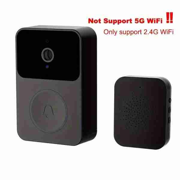 c9afb44cf63917c8c199efbc1796a314 1pc Doorbell Camera Wireless, Intelligent Visual Doorbell Home Intercom HD Night Vision WiFi Rechargeable Security Door Doorbell, Two-Way Calls, Photo, Recording, APP Control, Voice Change Function (White) Build-in Battery.