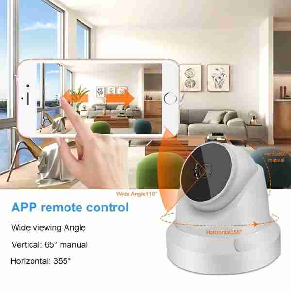 3MP HD WiFi IP Camera V380 Pro App Smart Home Security Night Vision Indoor Ceiling Mount Wireless CCTV Dome Camera