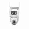 Multi lens function security camera, wireless outdoor waterproof WiFi monitoring, 2K details clear, automatic rotation, multi angle pan tilt, night vision, motion detection, two-way call security camera