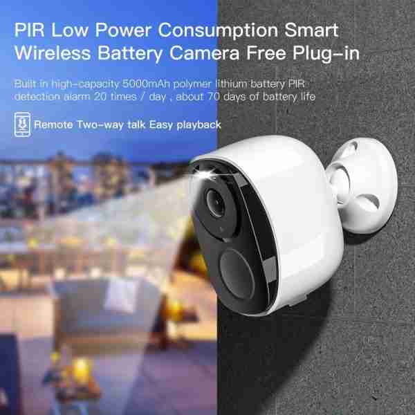 Security Camera Wireless Outdoor, 2K 3MP Night Vision With Spotlight, Wire-Free Battery Solar Powered, Human Detection, With Solar Panel, PIR Human Detection, 2-Way Talk, Waterproof, SD Card/Cloud Storage, Security Cameras Wireless Outdoor, Flood Light So