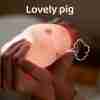 Silicone Night Light Piggy Pat Lamp Accompanying Sleeping Induction USB Rechargeable Bedroom Sleeping Bedside Lamp For Boys And Girls Friend Girlfriend Cute Holiday Gift