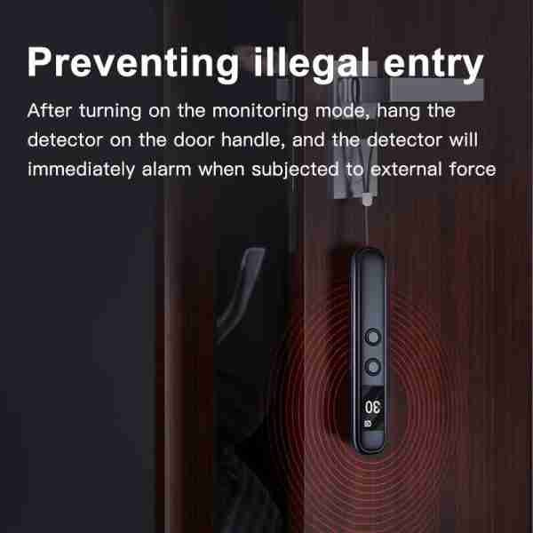 f8433882ee1540f839a579587ac5b78a T66 Camera Detector Bug Detector Detects Cameras, GPS Trackers, Bugs With Infrared Scanning Signal Detection, And Privacy Protector Detective Equipment With Infrared Sensing Function Only, Without Wireless Signal Transmission.