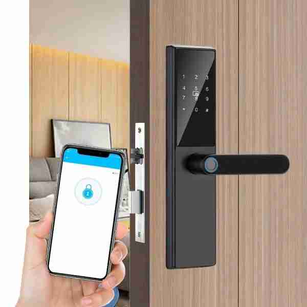 fc3bac957e1330973c58fe07ec46967c WAFU TT Lock Fingerprint Smart Door Lock Biometric Digital Electric Hotel Door Lock For Home Hotel Office